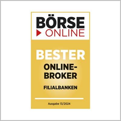 Bester Online-Broker Filialbanken